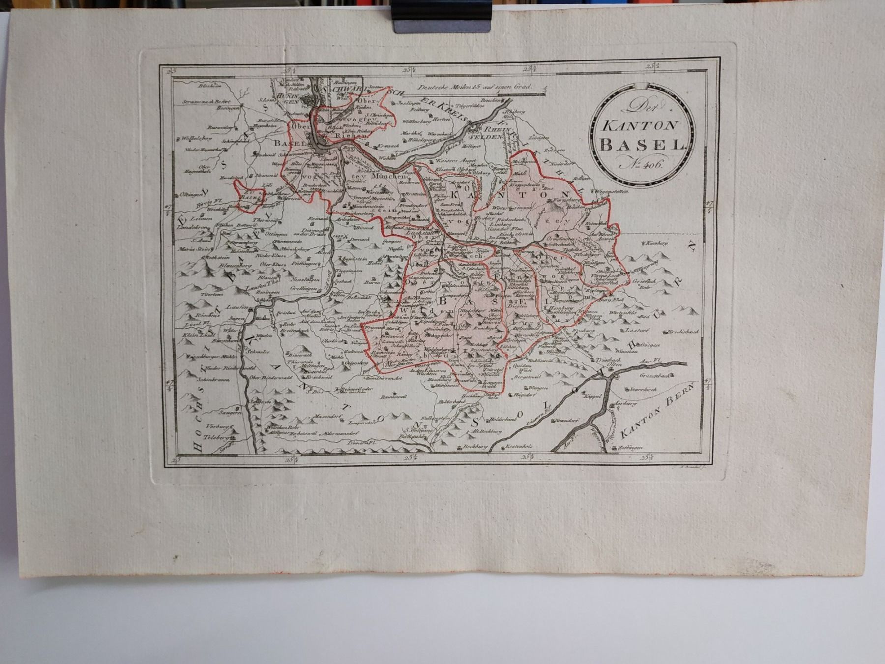 Landkarten & Atlanten: Basel - "BASEL"  - Reilly - 1790 – Gebraucht aus Sorengo von 74in