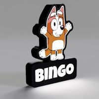 Lightbox lampe led Blanc et RGB BINGO Personnalisable