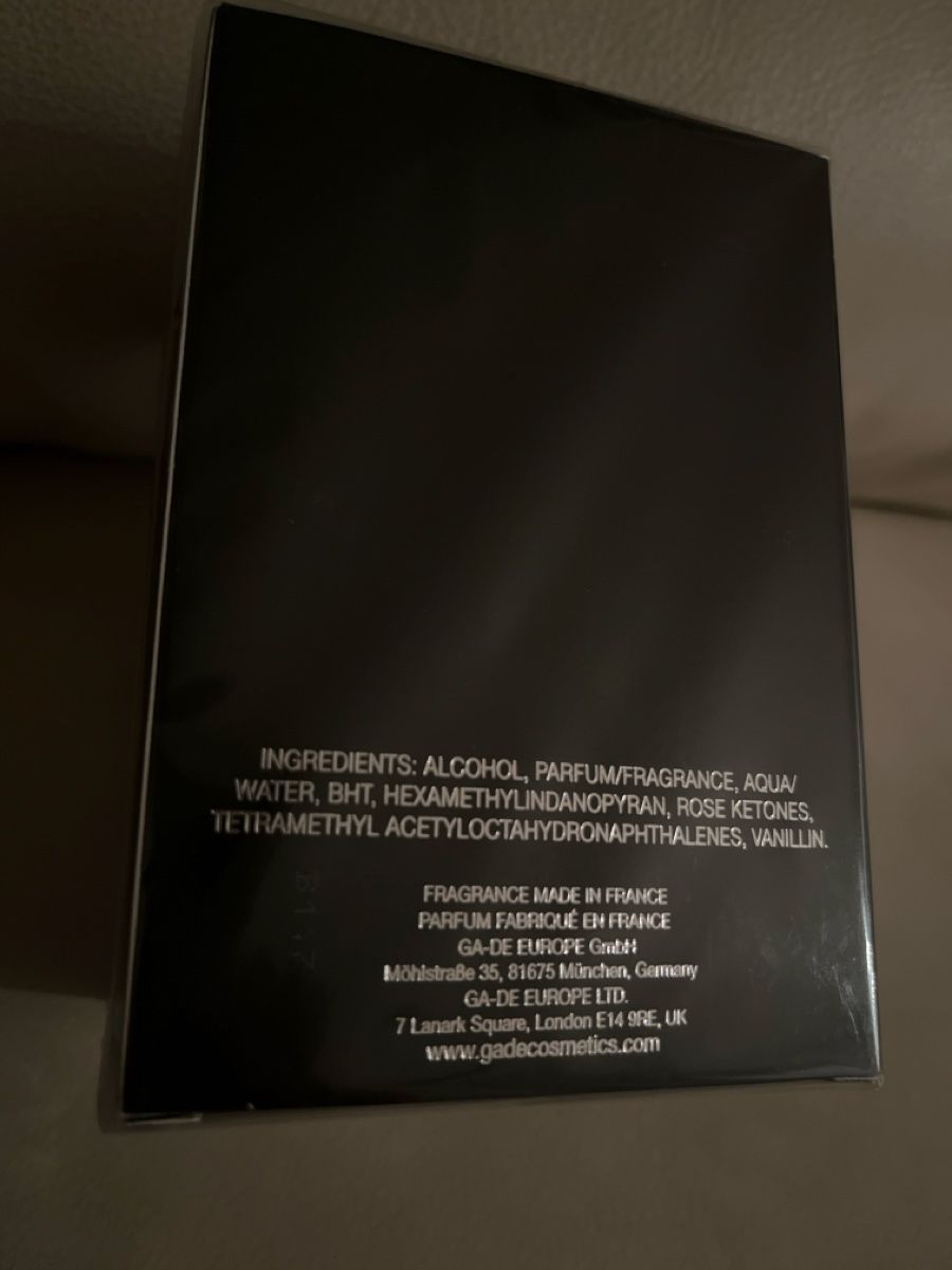 Profumi & Eau de Toilette: GA-DE ICON VANILLA BLACK Eau de Parfum 100ml – Nuovo e nell'imballaggio originale da Chêne-Bougeries venduto da Seetooyoo 5