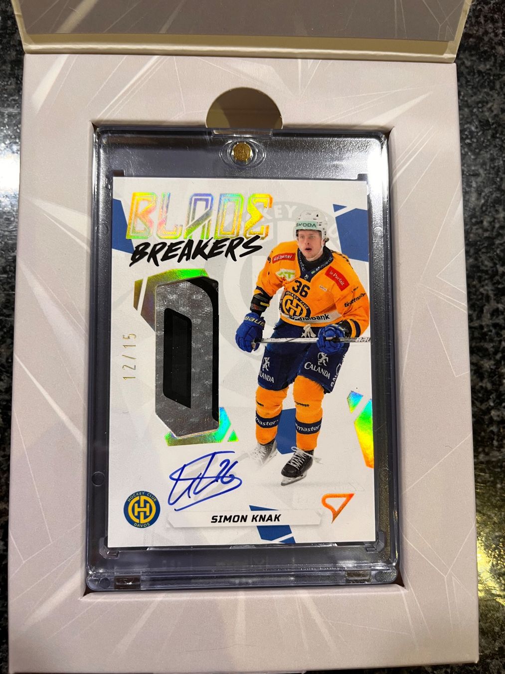 Sportzoo Sammelbilder & Trading cards: Sportzoo Blade Breakers HCD Simon Knack 12/15 – Neu und originalverpackt aus Granges-Paccot von hell-falas