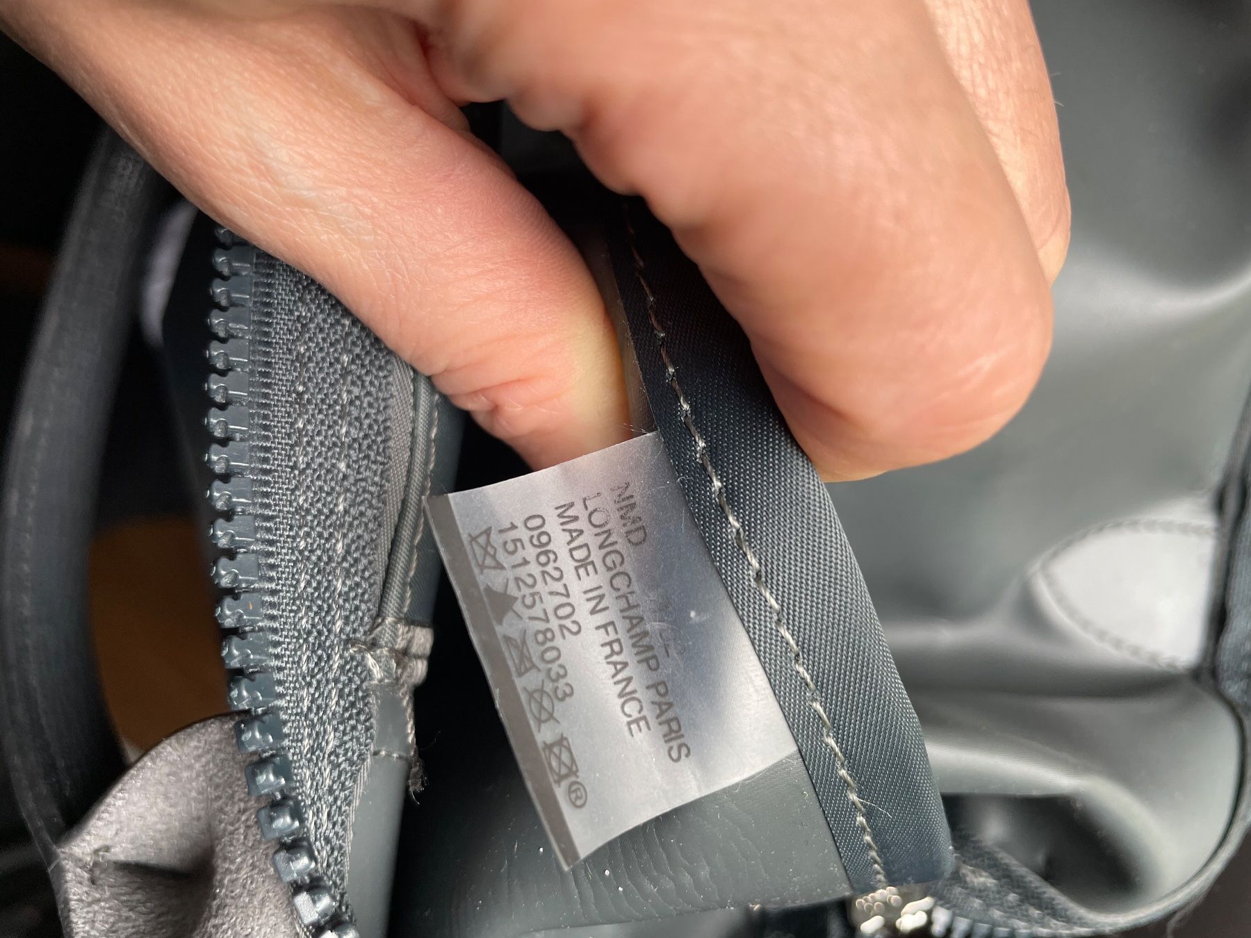Longchamp Borse da donna: Longchamp Le Pliage Handtasche / Schultertasche grau – Nuovo (secondo la descrizione) da Heitenried venduto da Steffundsasch 6