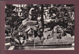 ZERMATT - Murmeltierbrunnen - 1950