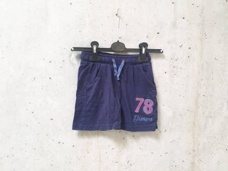 Short en coton Bon Sports, bleu marine, garçon, taille 110
