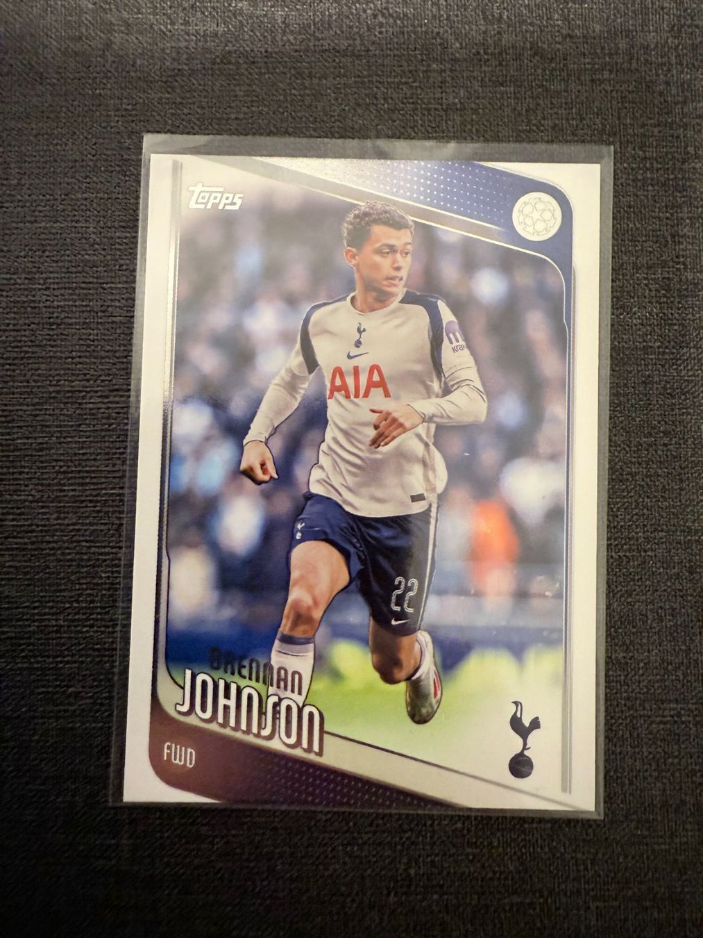 Topps Carte collezionabili: Topps Brennan Johnson Tottenham Hotspur – Usato da Burgdorf venduto da Sports_Cards_3400