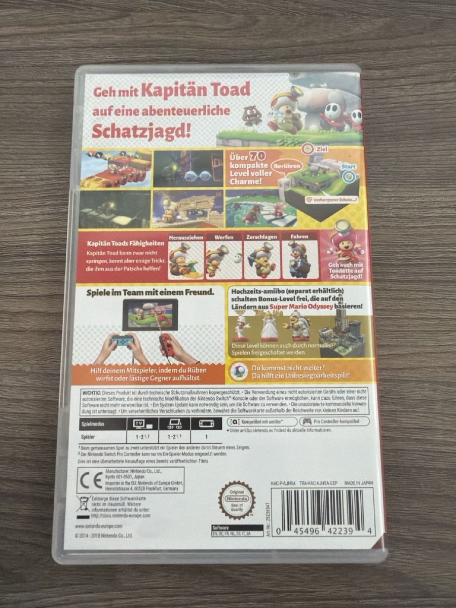 Nintendo Jeux: Captain Toad Treasure Tracker Nintendo Switch Game – D'occasion à Ettingen par Schappo 1