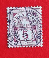 WERTZIFFER 60 VOLLSTEMPEL TRES BEAU GENEVE RUE DU STAND 1896