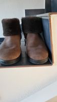 Braune Winterstiefel mit Fell, Grösse 38, neuwertig!