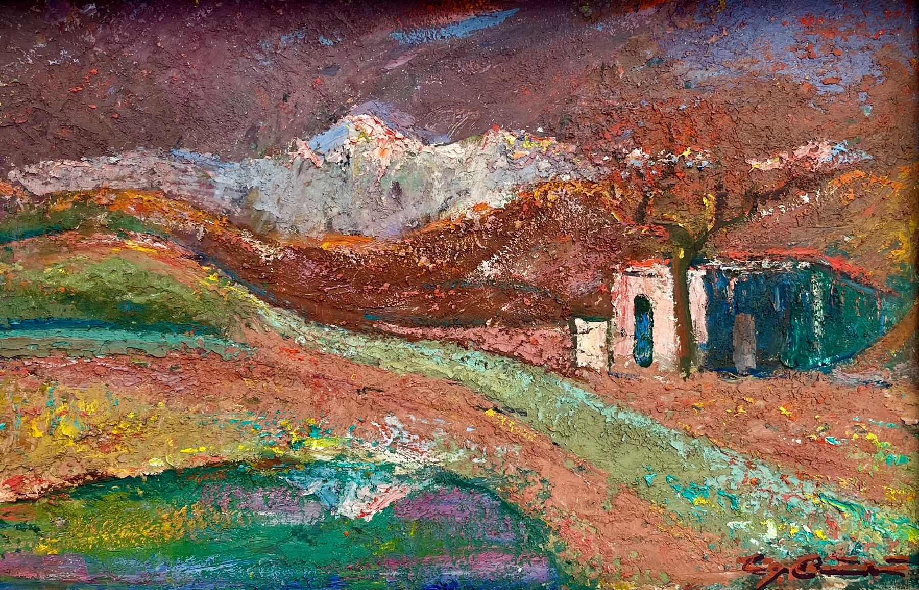 Gemälde: Eugen Ammann, Ölgemälde, Berglandschaft – Gebraucht aus Olten von peterblau 1