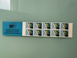 Markenbüchlein 10 marken à 60 Rp. von 1992: Ränder ungezähnt