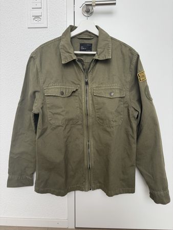 Zara Man Übergangsjacke grün L