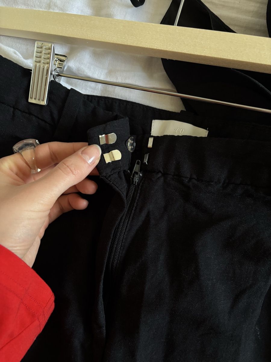 H&M Hosen: H&M Linen Blend Black Trousers, EU38 – Gebraucht aus Wallisellen von eli_v7dn 2