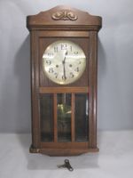 antike Wanduhr/Pendeluhr in Holzkasten 20-/40-er Jahre