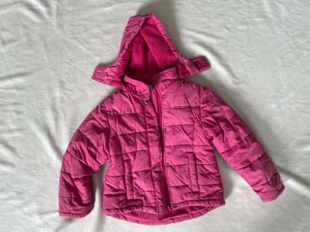 Veste d'hiver/doudoune capuche fuchsia alive 6 ans (116 cm)