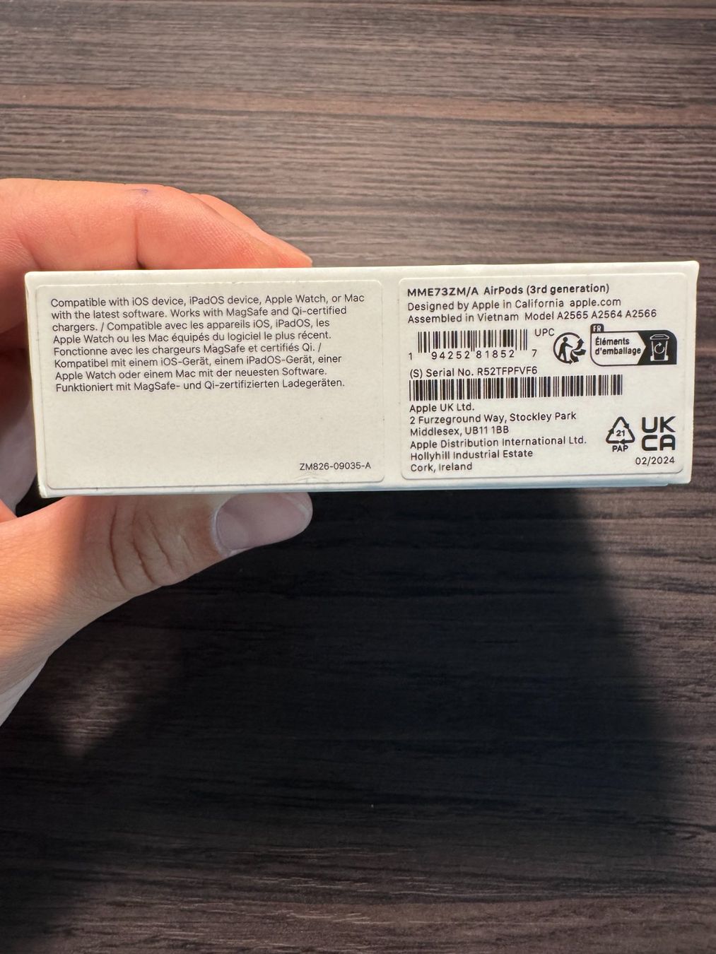 Apple Cuffie: Apple Airpods 3 mit Magsafe Ladecase Neu! – Usato da Bern venduto da Robinsonrici 3