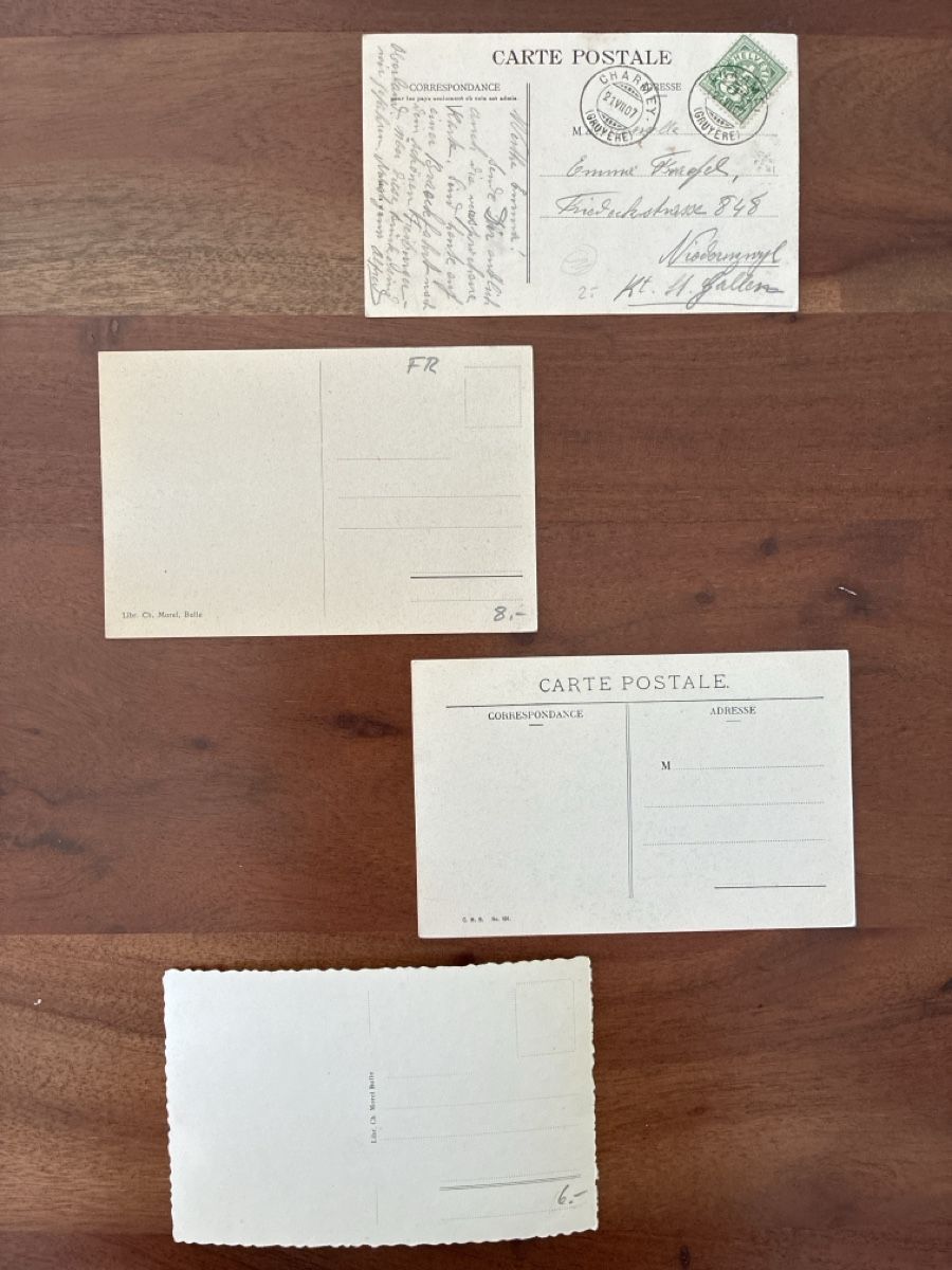 Cartes postales: 4 Ansichtskarten Schweiz von Charmey FR – D'occasion à Oftringen par Cla.vD.74 1