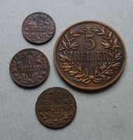 Lot ++ 4 Kupfermünzen Deutsch Ost-Afrika ab 1905