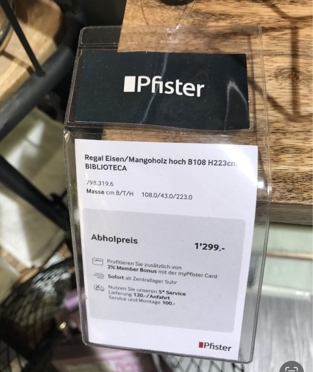 Pfister Scaffali: Industrial Design Möbel Pfister Regal – Usato da Allschwil venduto da Artur15 7