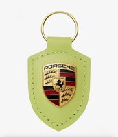 Original Porsche Schlüsselanhänger Leder Cartagena yellow