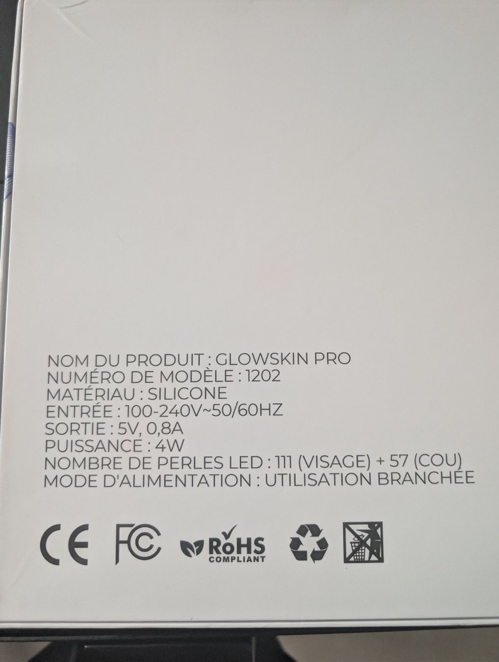 Cura del viso: Masque LED Deniove, Glowskin Pro, 7 couleurs – Usato da Buchillon venduto da BarbaraS-D 6