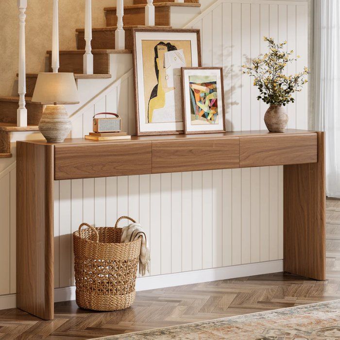Tavoli: Konsolentisch 180cm 3 Schubladen Holz – Nuovo e nell'imballaggio originale da Gretzenbach venduto da Genfi-Shop 3