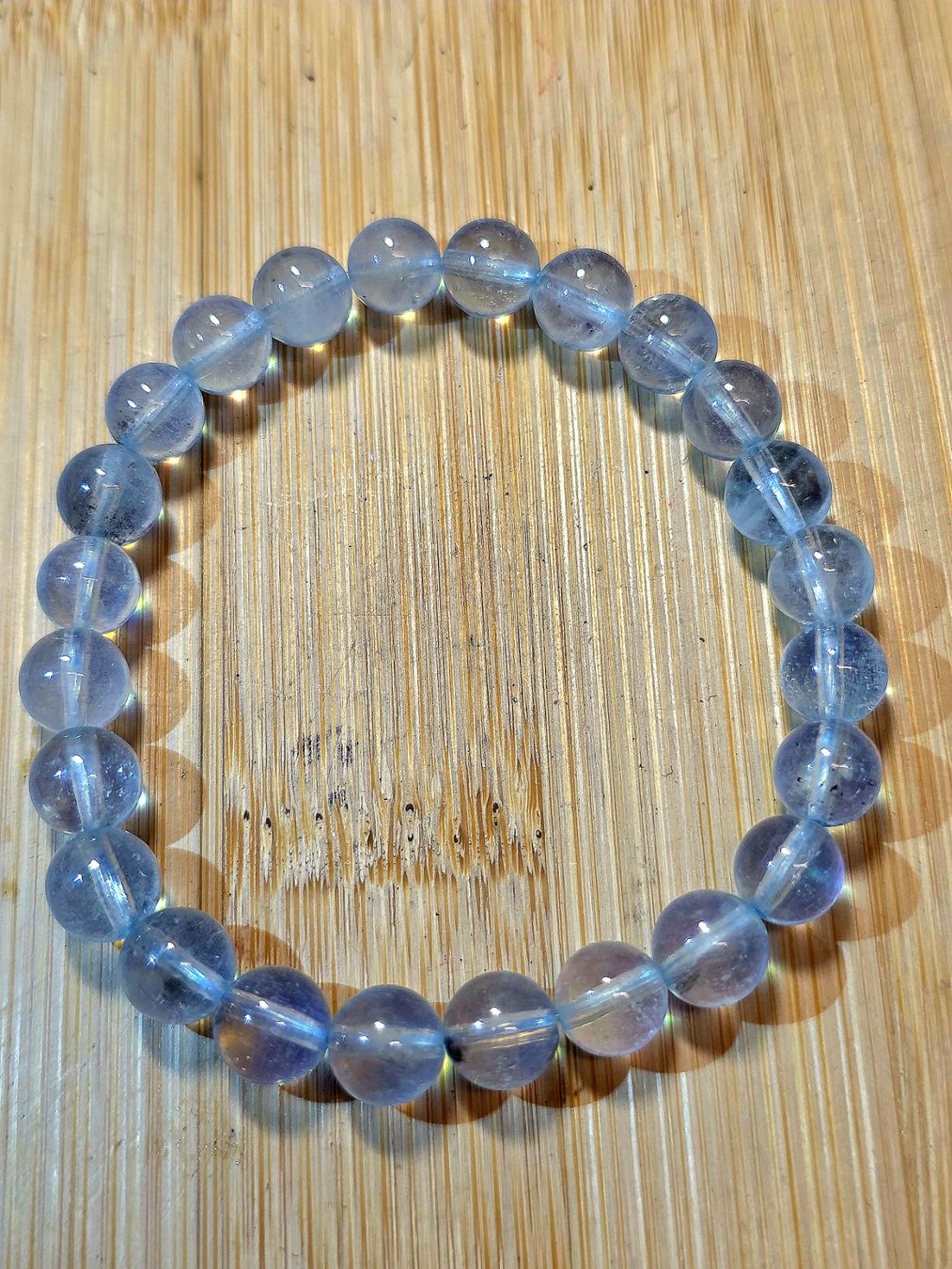 Mineralien & Heilsteine: Gemmy Aquamarine Armband C 7.8mm – Gebraucht aus Matzingen von Shay_Crystalz 1