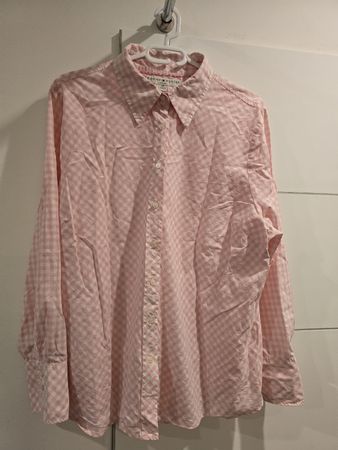 TOMMY HILFIGER Karo-Damenbluse in pink Grösse 20 (3XL)