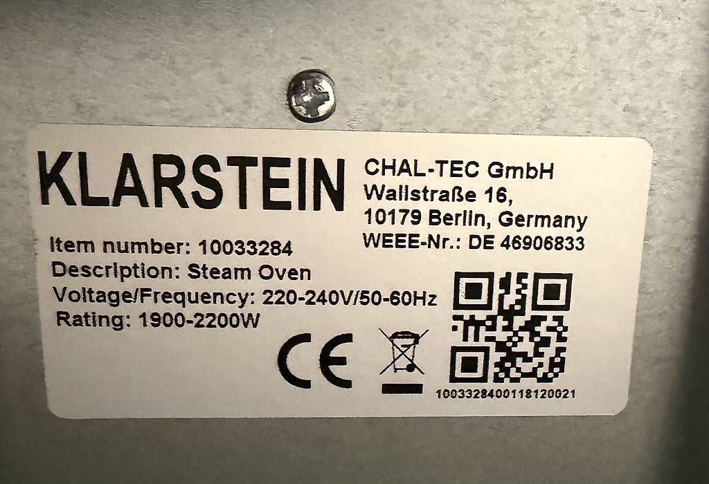 Backöfen: Klarstein Dampfbackofen – Gebraucht aus Belp von Paradiso100 2