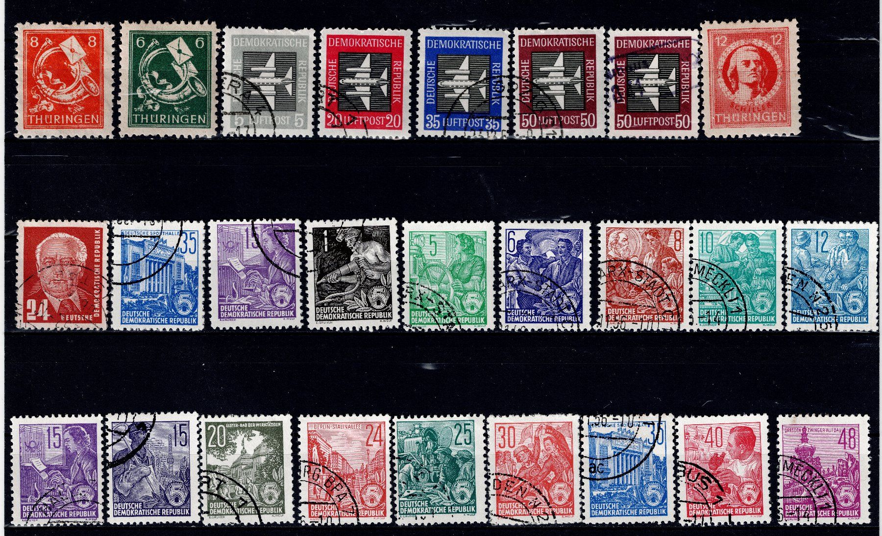 Tutti i francobolli: Briefmarken 94x DDR 0 – Usato da Tenniken venduto da mik_6mxg 9