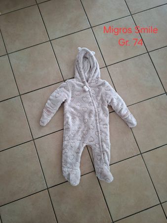 Baby Anzug Migros Smile Herzmuster Grösse 74 gebraucht