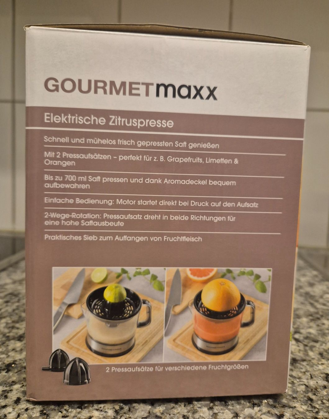 Elettrodomestici da cucina: Elektrische Zitruspresse – Nuovo e nell'imballaggio originale da Mellingen venduto da Loewe2006 1
