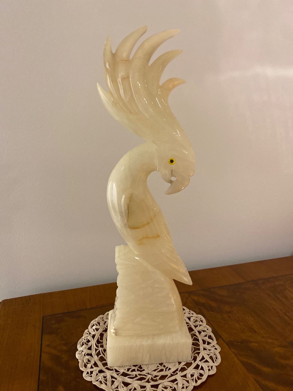 Statuette: Alabaster Papagei – Usato da Heiligkreuz (Mels) venduto da Oldtimerfan03