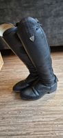 Reitstiefel aus echtem Leder in Schwarz, Gr. 38
