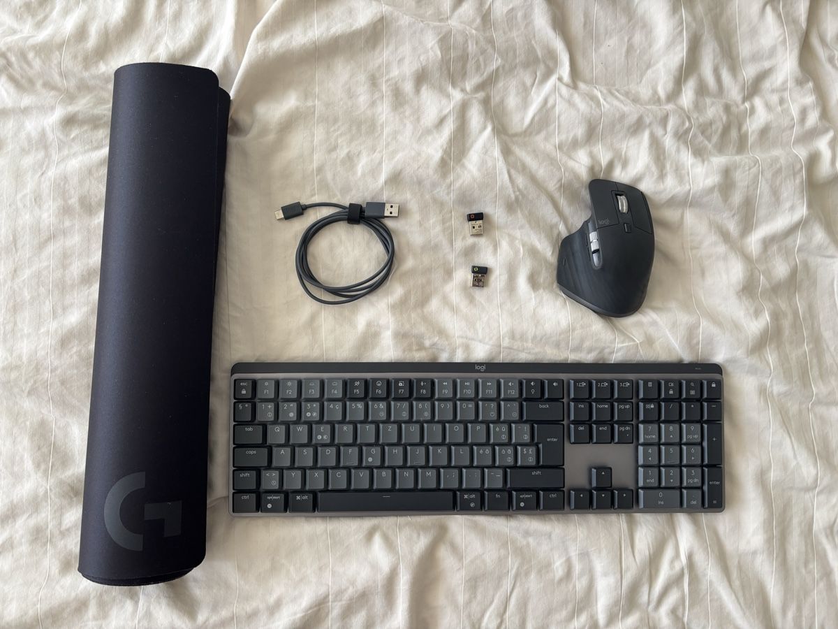 Logitech Tastiere: Logitech MX Mechanical & MX Master 3 mit Rollmatte – Usato da Basel venduto da mra_h6wg
