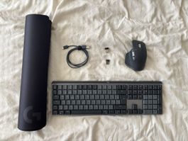Logitech MX Mechanical & MX Master 3 mit Rollmatte