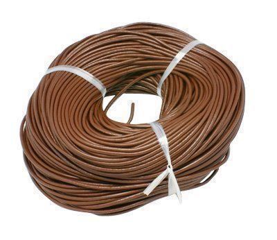 Ketten: Lederband rot-braun gewachst 4mm  1m – Neu (gemäss Beschreibung) aus Alpnachstad von perlengaby