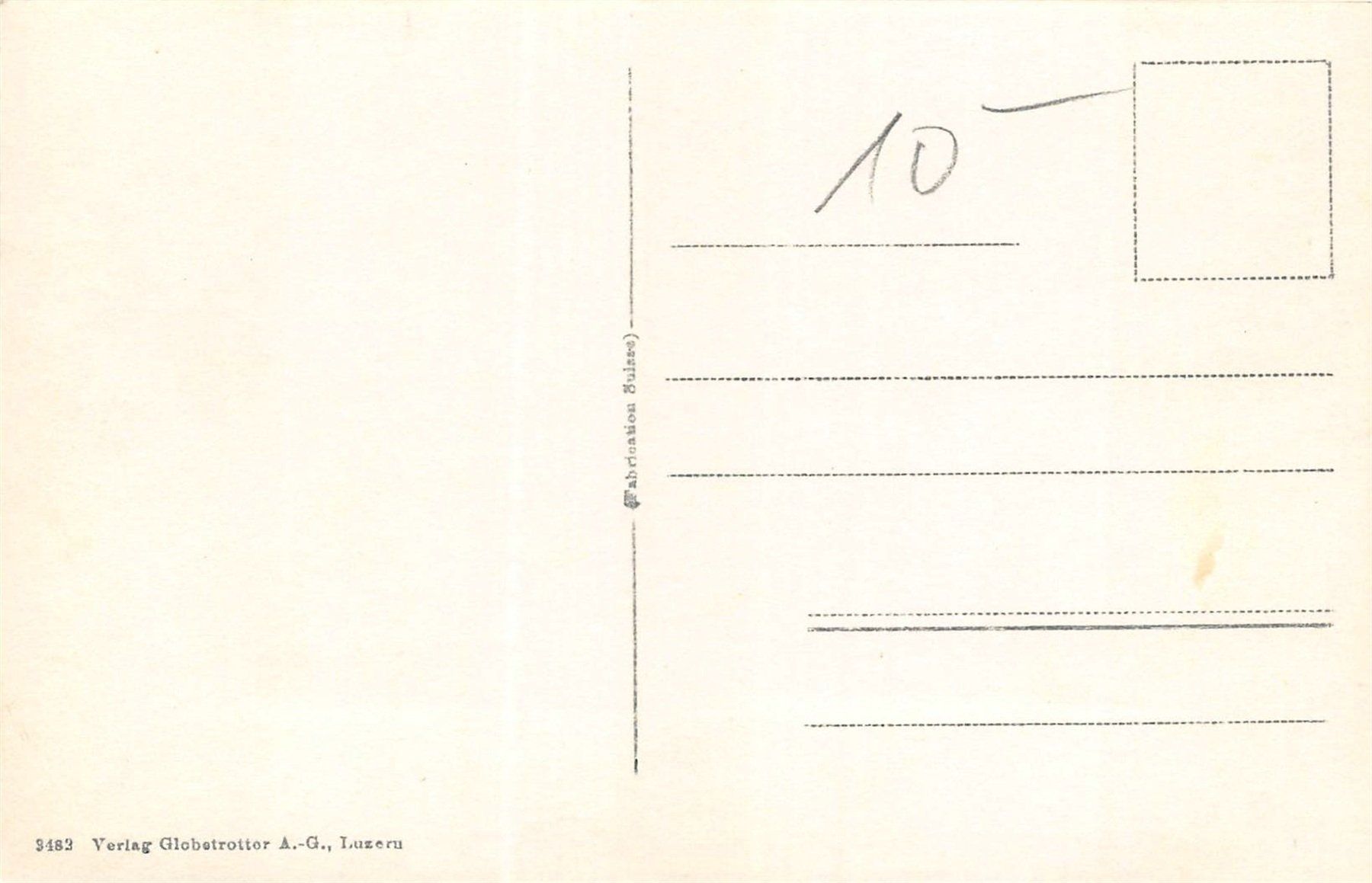 Cartoline postali: Göschenen, Salbithütte mit Dammagletscher – Usato da Ottikon b.Kemptth. venduto da Neptun1974 1