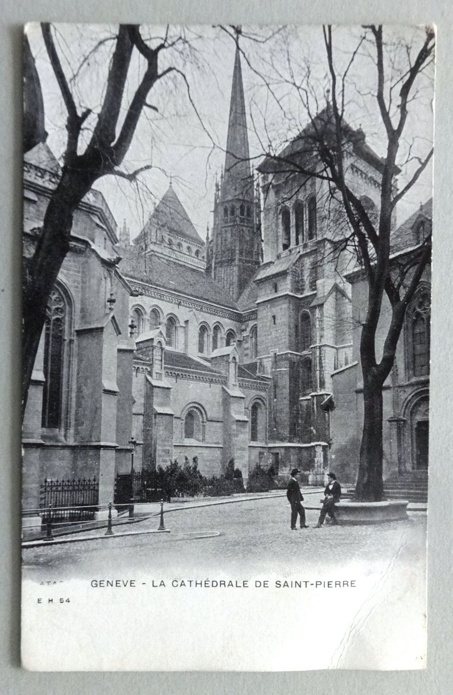 Cartoline postali: Genève - La Cathédrale de St-Pierre – Usato da Fétigny venduto da Billy2miny