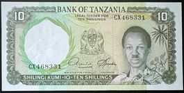 Tanzania 10 Shilingi (1966) - non circ./unz