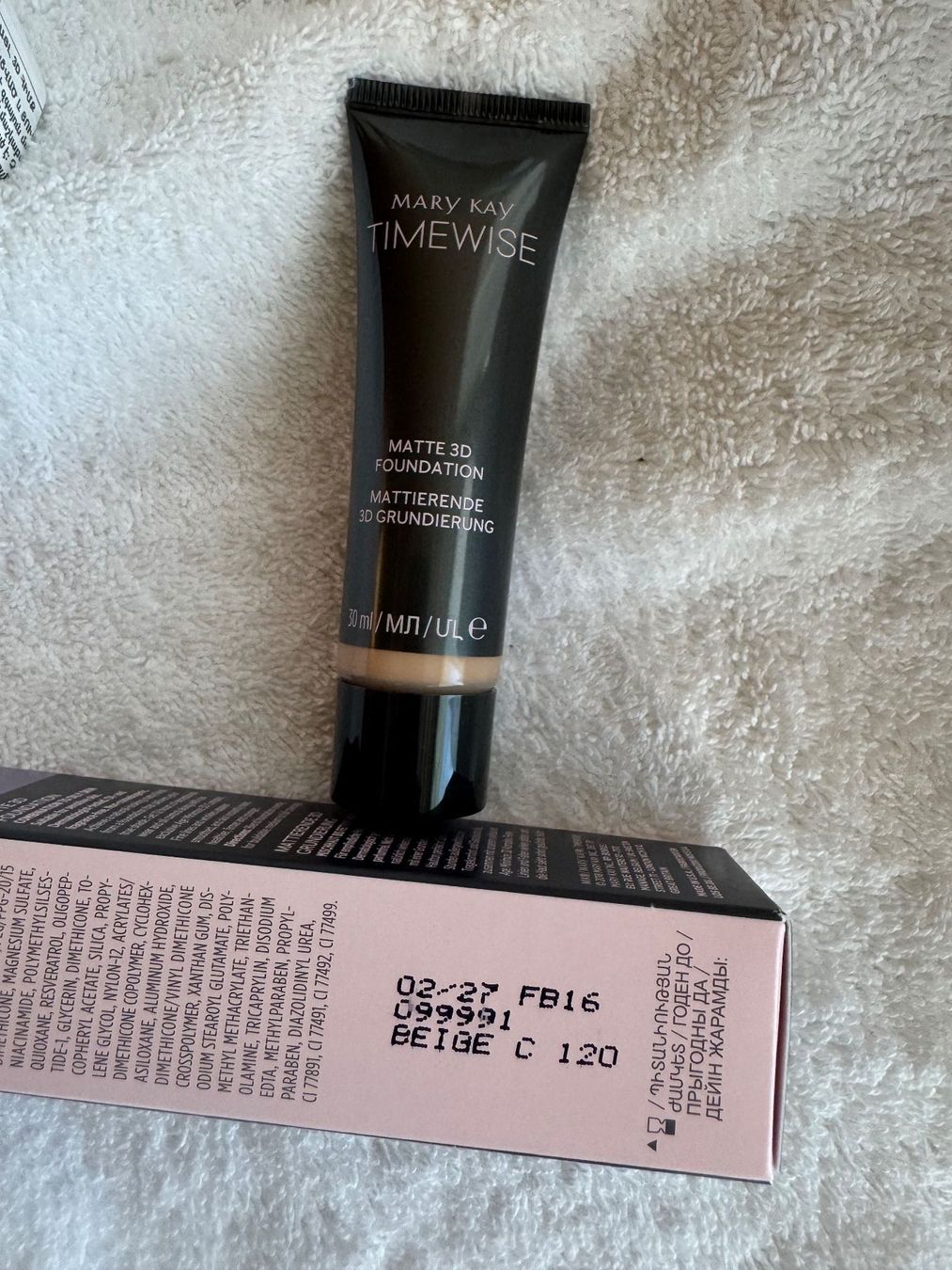 Mary Kay Make-up: TimeWise Matte 3D Foundation BEIGE C 120 / UVP 45.- – Nuovo e nell'imballaggio originale da Zäziwil venduto da blackpearl 2