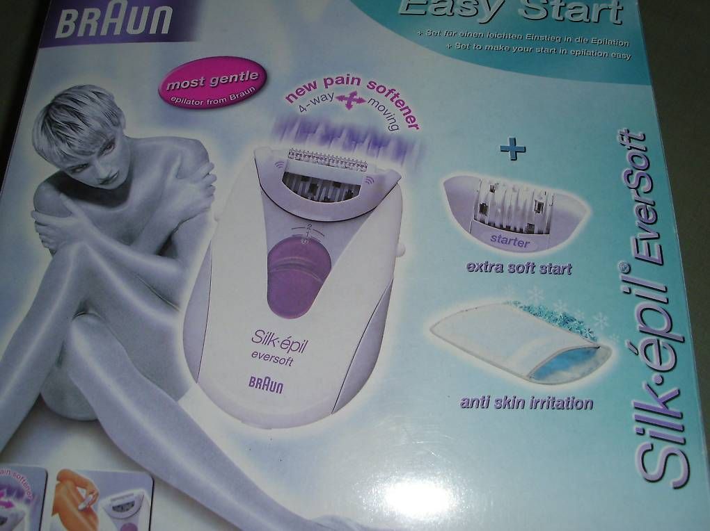 Rasoi & Lamette da barba: Braun Easy Start Silk-épil . EverSoft – Usato da Gümligen venduto da Marianne2