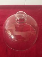 Glasglocke mit Griff Durchmesser ca 18 cm guter Zustand