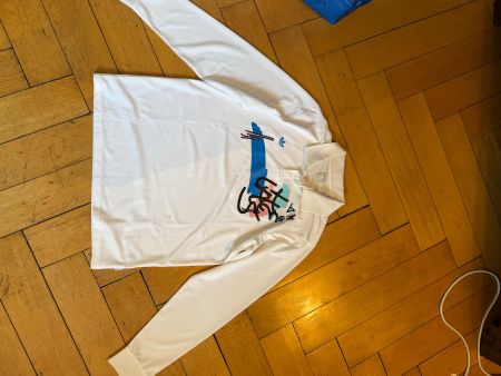 Haut adidas Originals blanc à motif graphique