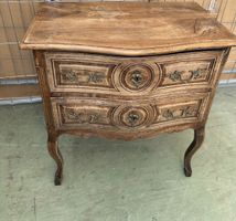 Antique Chest of Drawers, 2 Drawers, Wooden, Needs Repair