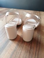 Marco Tozzi Sandalen beige Grösse 37 mit 7 cm Absatz