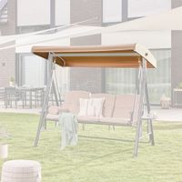 Stoffdach Hollywoodschaukel SOLO - Beige