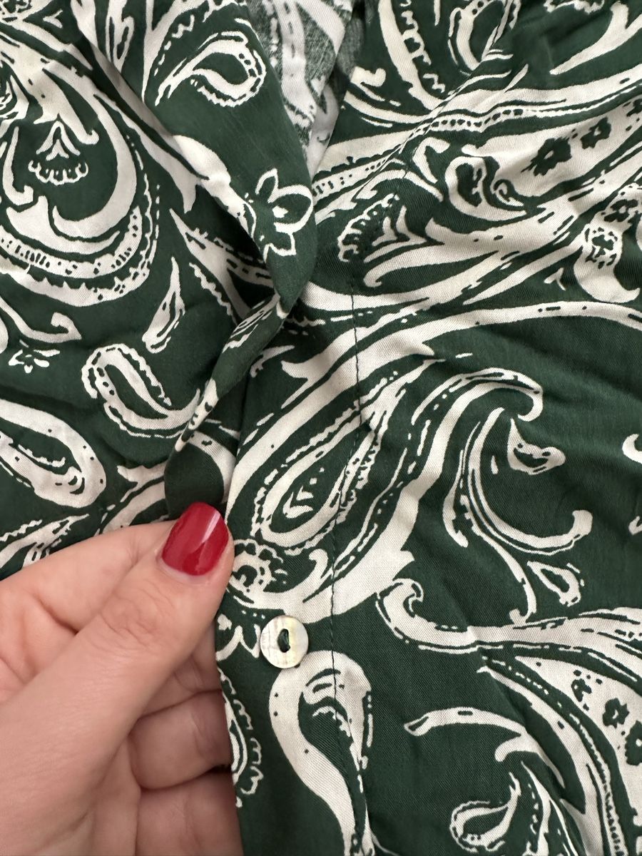 Mango Blusen: MNG Hemd, Gr. M, Dunkelgrün mit Muster, Top Zustand! – Neu (gemäss Beschreibung) aus Dübendorf von Magis_Stuff 2