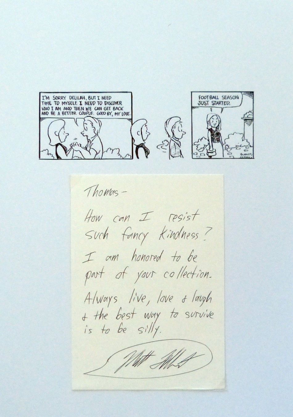 Fumetti: Matt Tolbert - Comic-Autor - sign. Karte – Usato da Dietikon venduto da immortal-stars