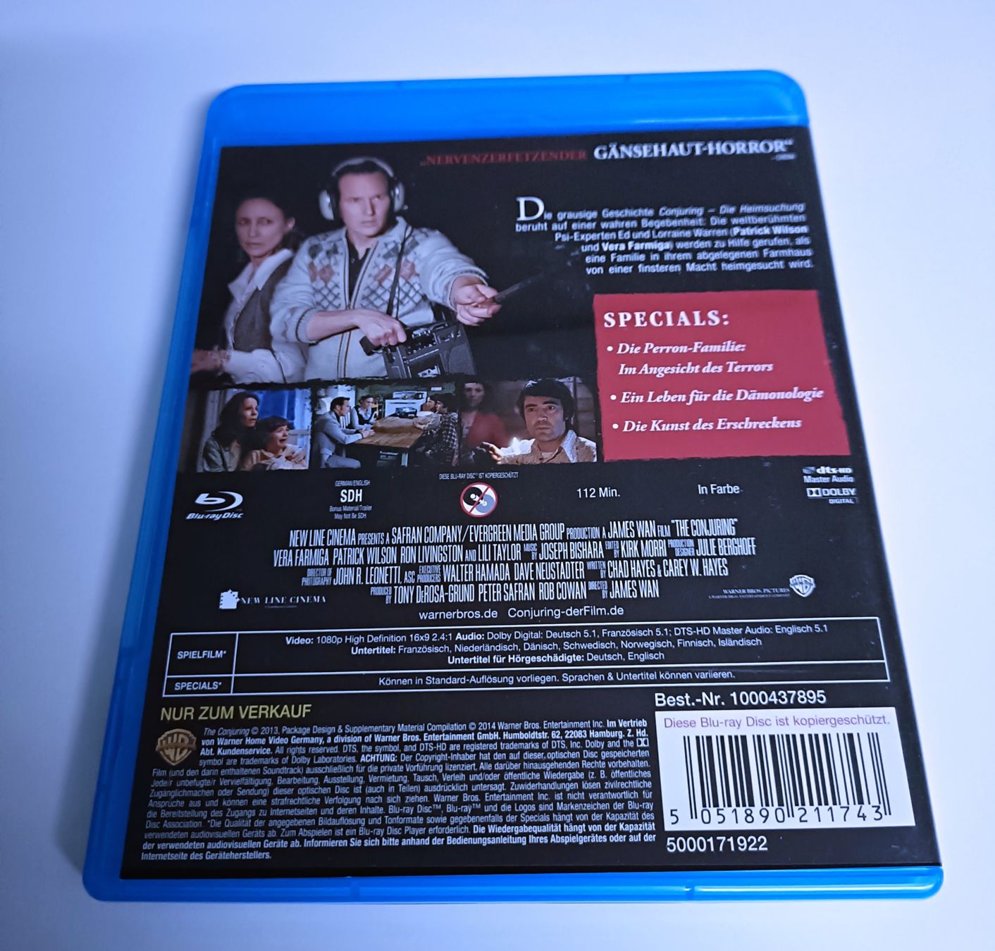 Tutti i DVDs: Conjuring  -  Die Heimsuchung  /  Bluray – Nuovo e nell'imballaggio originale da Köniz venduto da Movieportal007 1