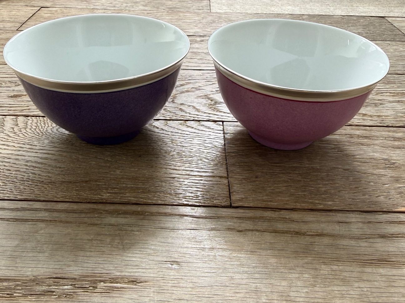 Ciotole: Paar Reichenbach Bowls mit Silberrand – Usato da Luzern venduto da Mamutpe 2