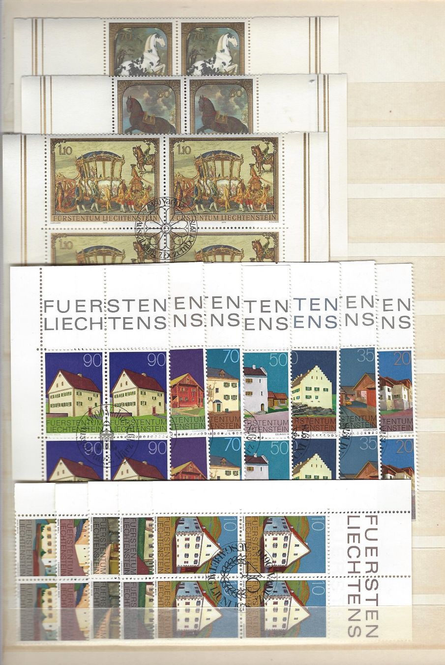 Tutti i francobolli: FL 4er Block aus 1978 ET-gestempelt – Nuovo (secondo la descrizione) da Kriens venduto da eiche50